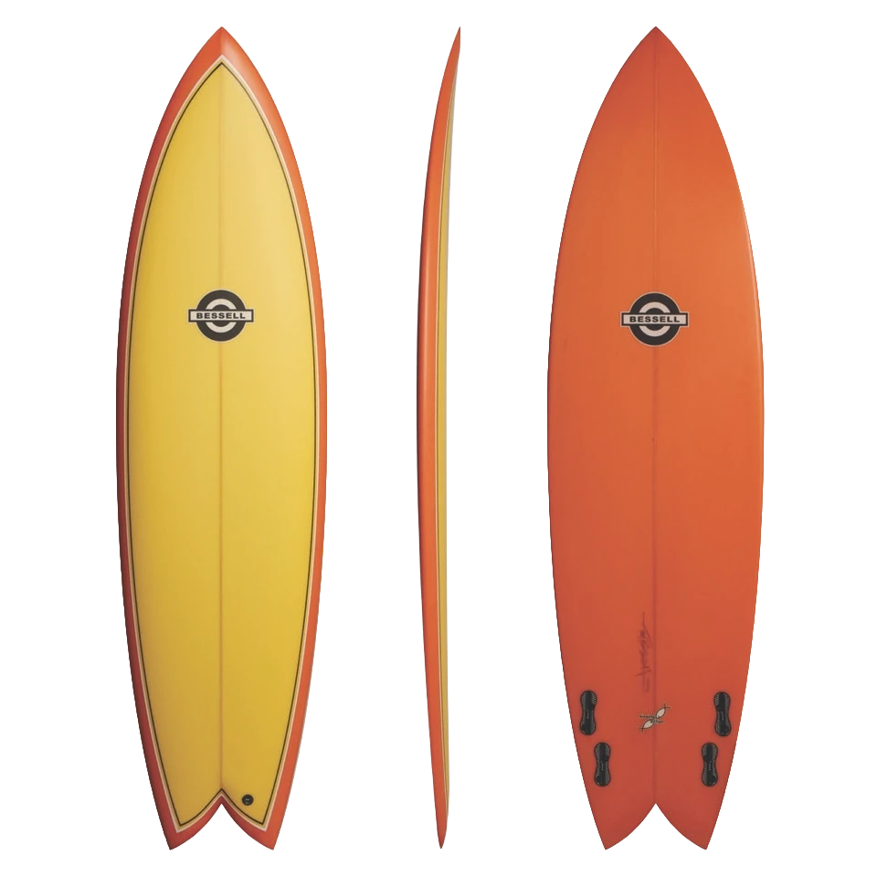 The Kissing Fish by Bessell Surfboards
