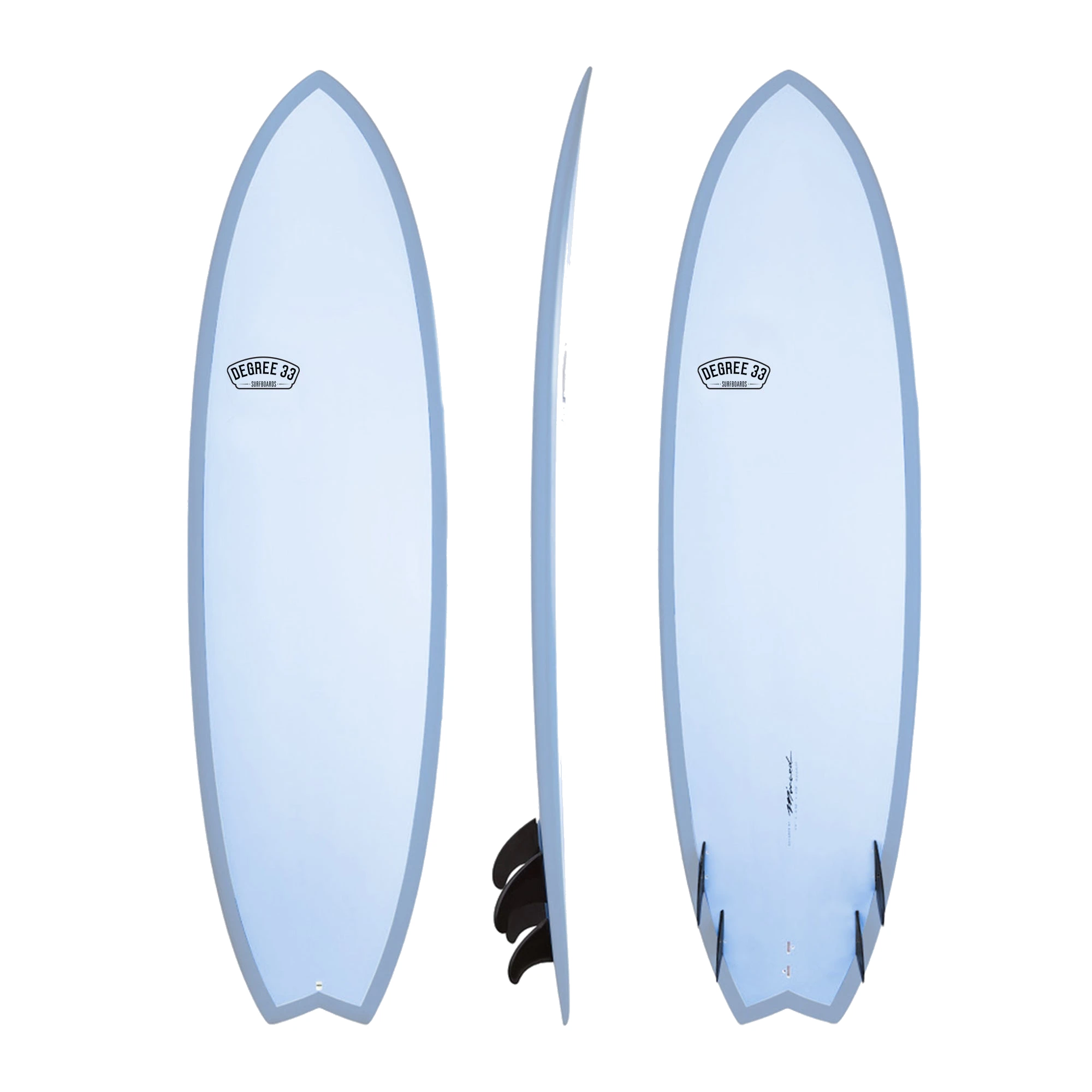 Easy Rider Surfboard Blue Rail (Epoxy) by Degree 33 Surfboards