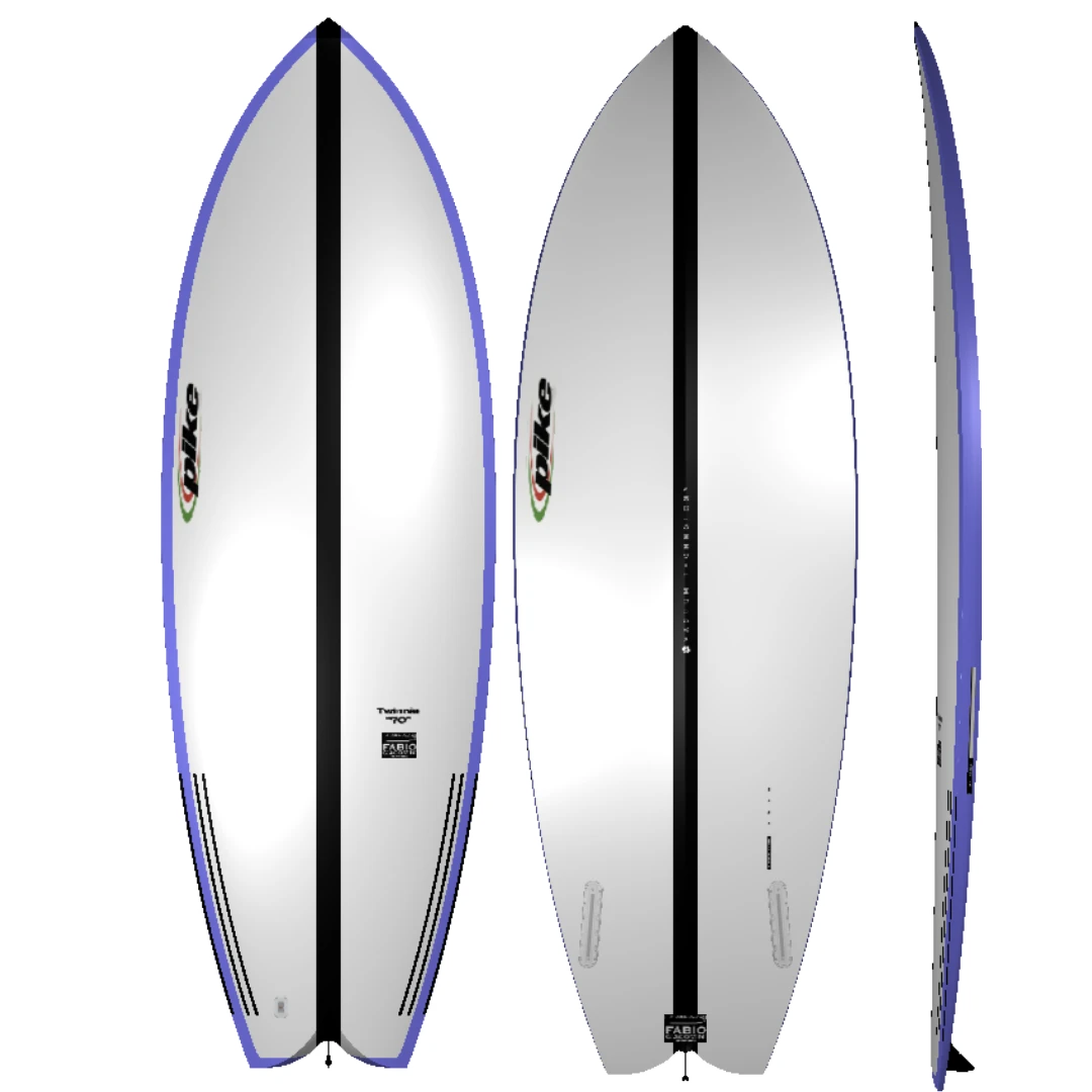 Twinnie 70” Pike Surfboard by Fabio Giacomini
