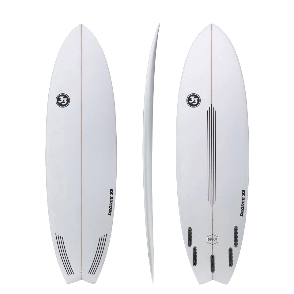 Easy Rider Surfboard (NexGen Epoxy with Carbon Strips) by Degree 33 Surfboards