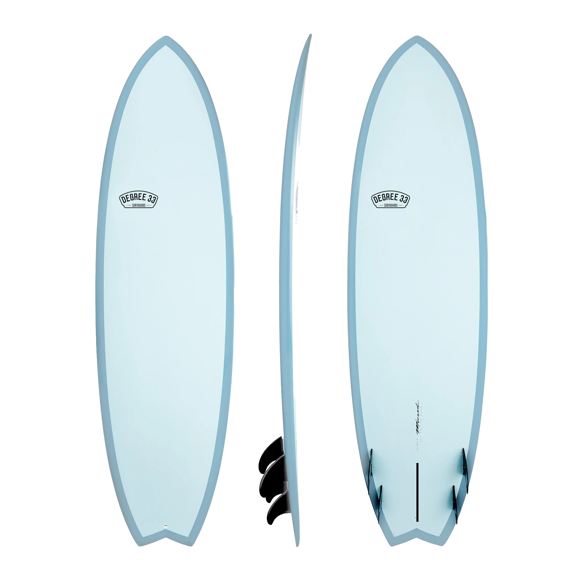 Easy Rider Surfboard Aqua Rail (Epoxy) by Degree 33 Surfboards